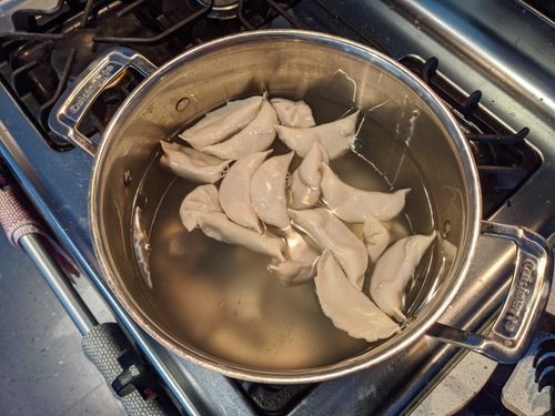 Dumplings in water