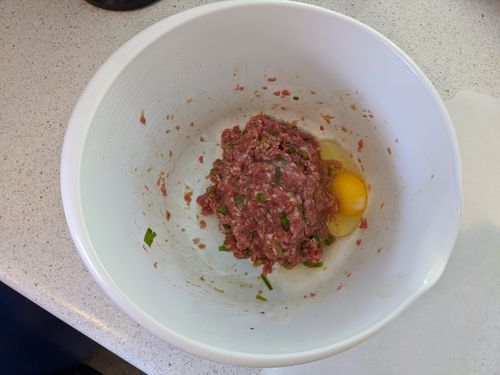 Meat and egg