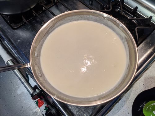 Alfredo after cheese