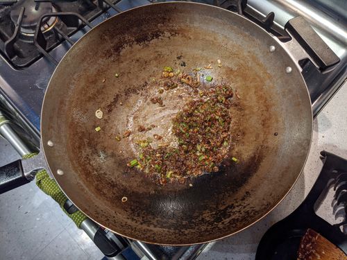 Mapo tofu after black bean