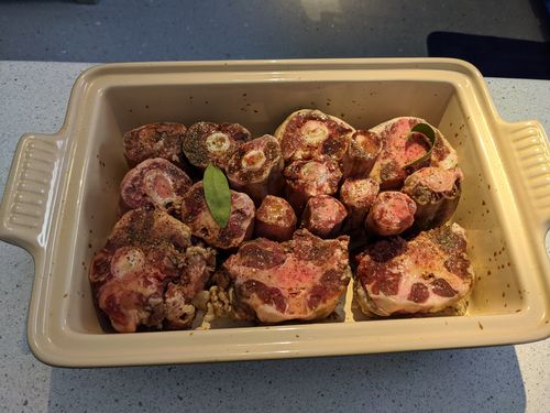 Oxtail after seasoning