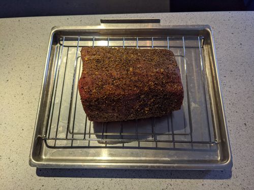 Beef after first seasoning