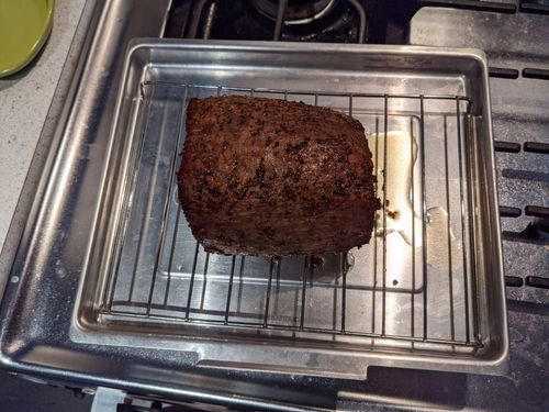 Beef after roasting