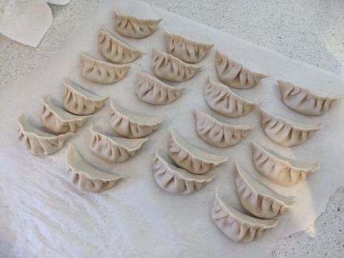 Dumplings prepared