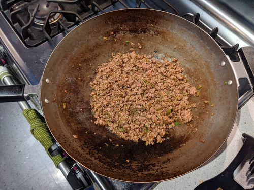 Mapo tofu after pork