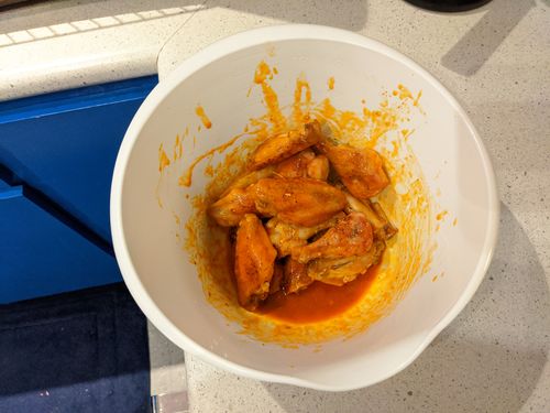 Buffalo sauce after wings