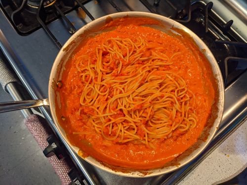 Sauce after pasta
