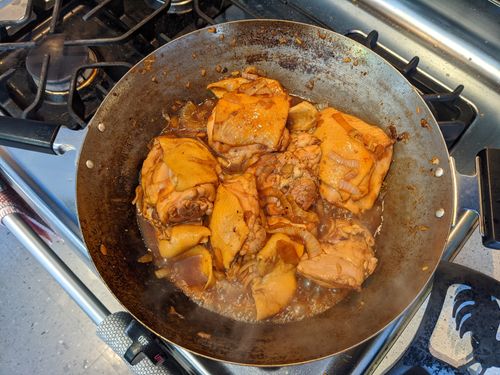 Chicken and soy sauce