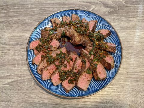 Steak with Chimichurri Sauce