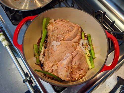 Pork shoulder after ingredients