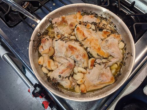 Chicken after baking