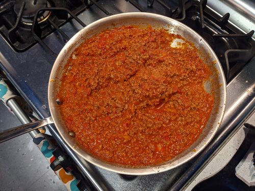 Spaghetti sauce after sauce