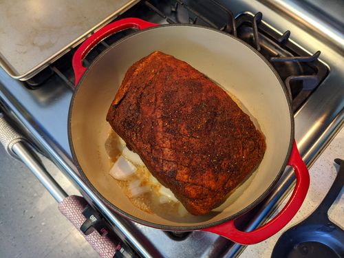 Pork and onions