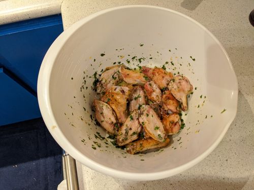 Garlic parmesan after wings