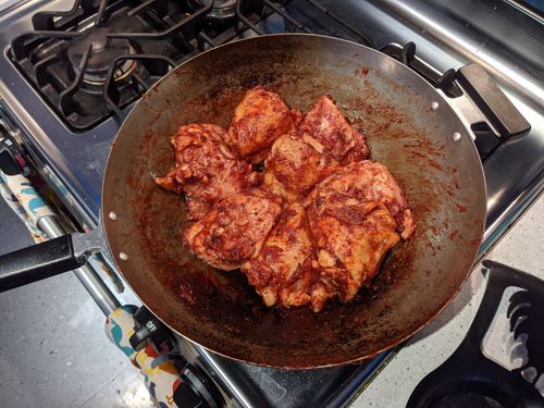 Hong zao ji after chicken