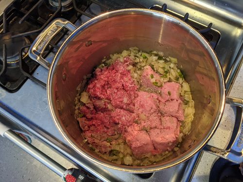 Ground meat