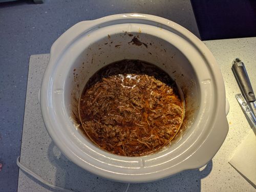 Barbacoa after shredding