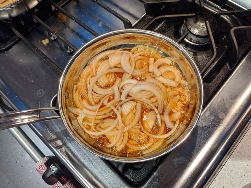 Onions after simmer