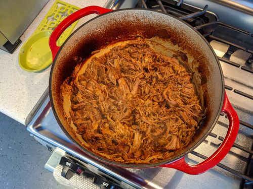 Pork shredded