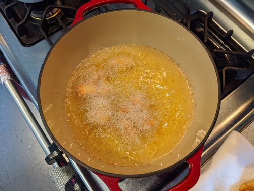 Chicken frying