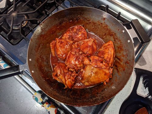 Hong zao ji after soy sauce and sugar